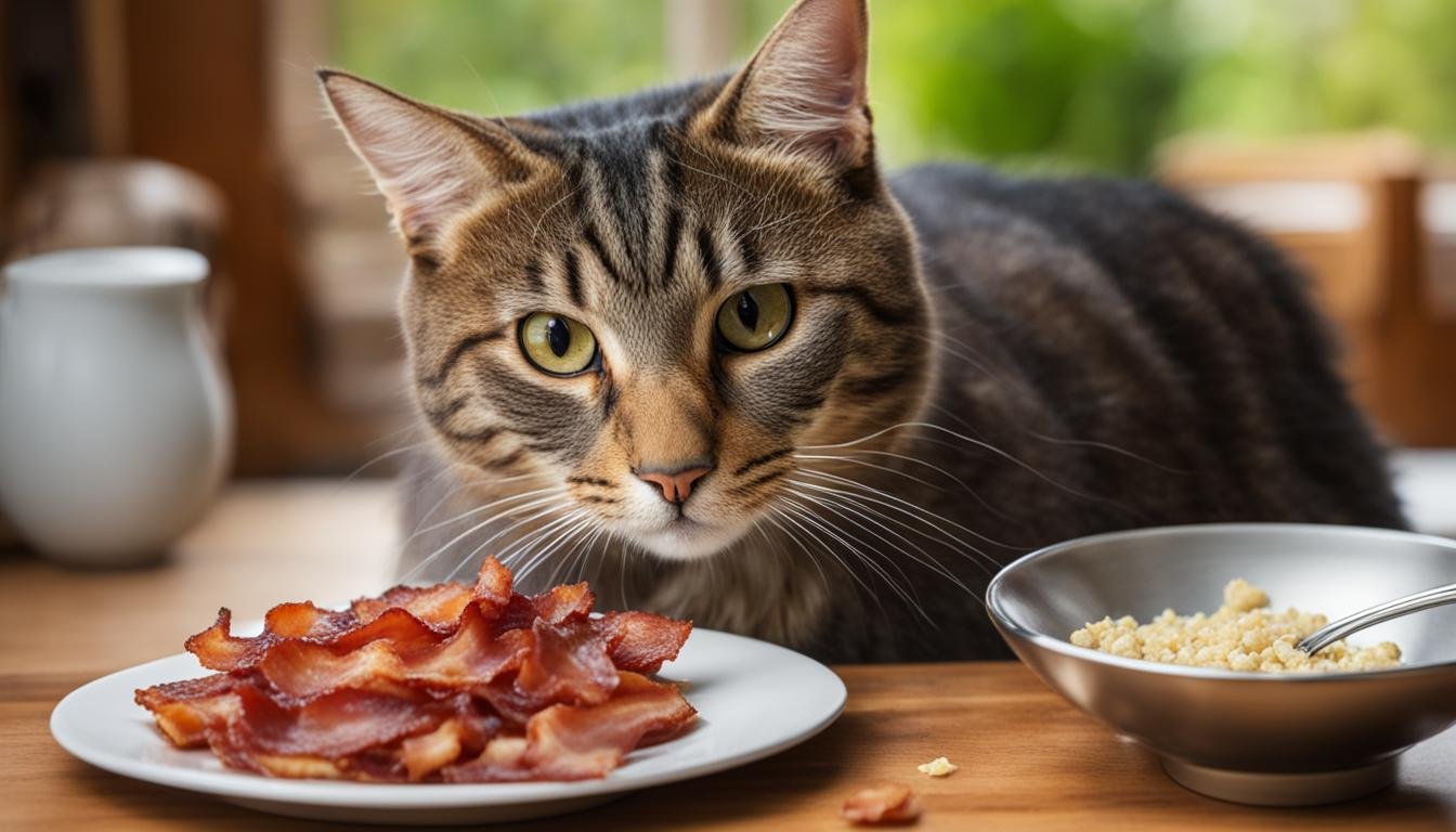 can cats eat bacon bits