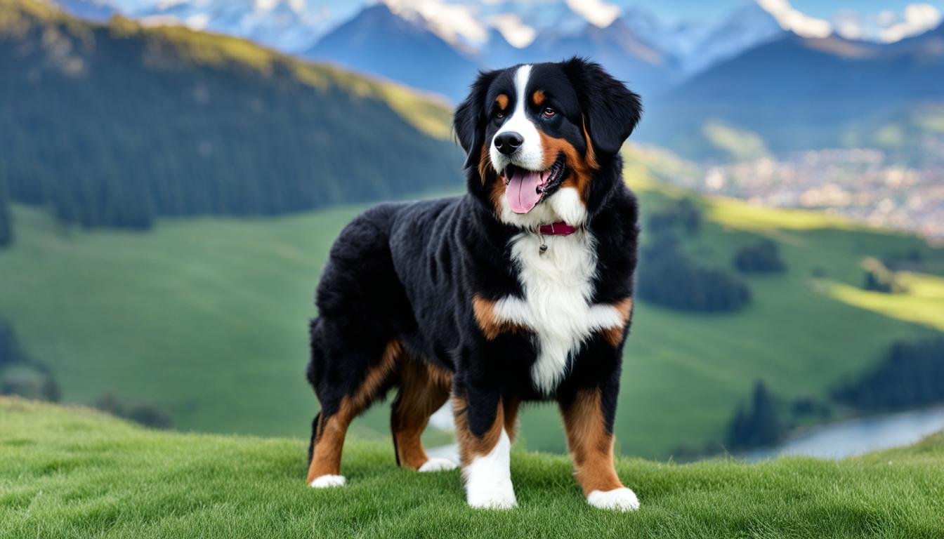 mini bernese mountain dog